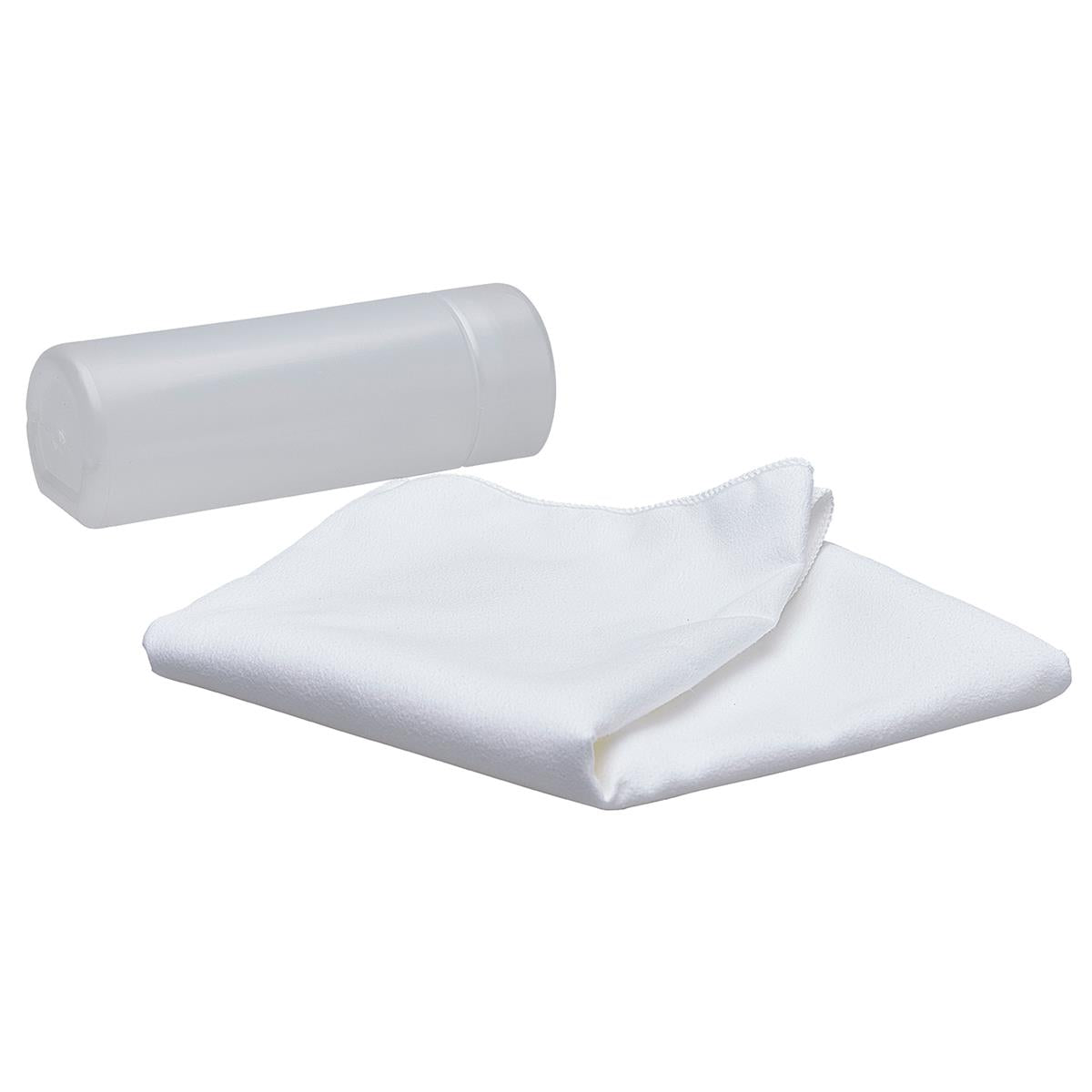Sports Towel in Container - White - Front