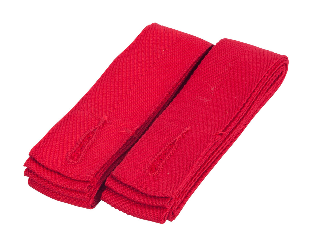 Changeable Apron Straps - Red - Front
