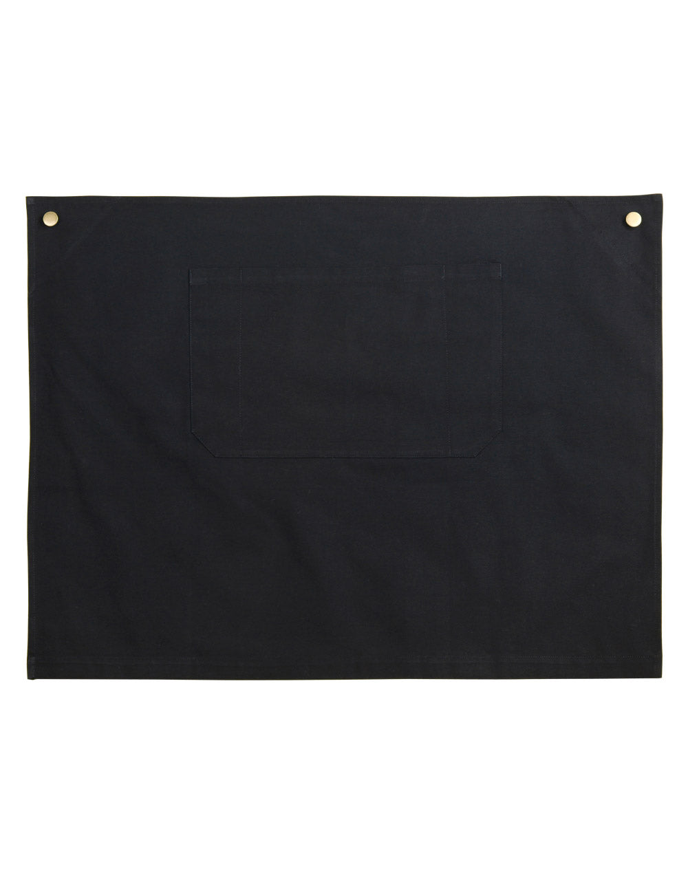 Fitzroy Half Waist Apron - Black - Front