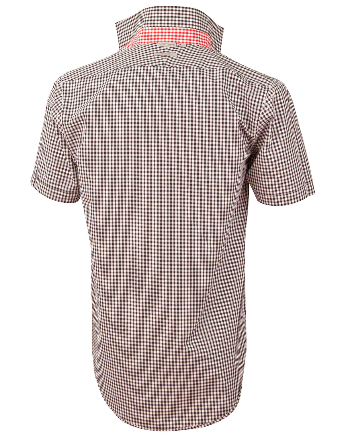 Men’s Gingham Check Short Sleeve Shirt - view