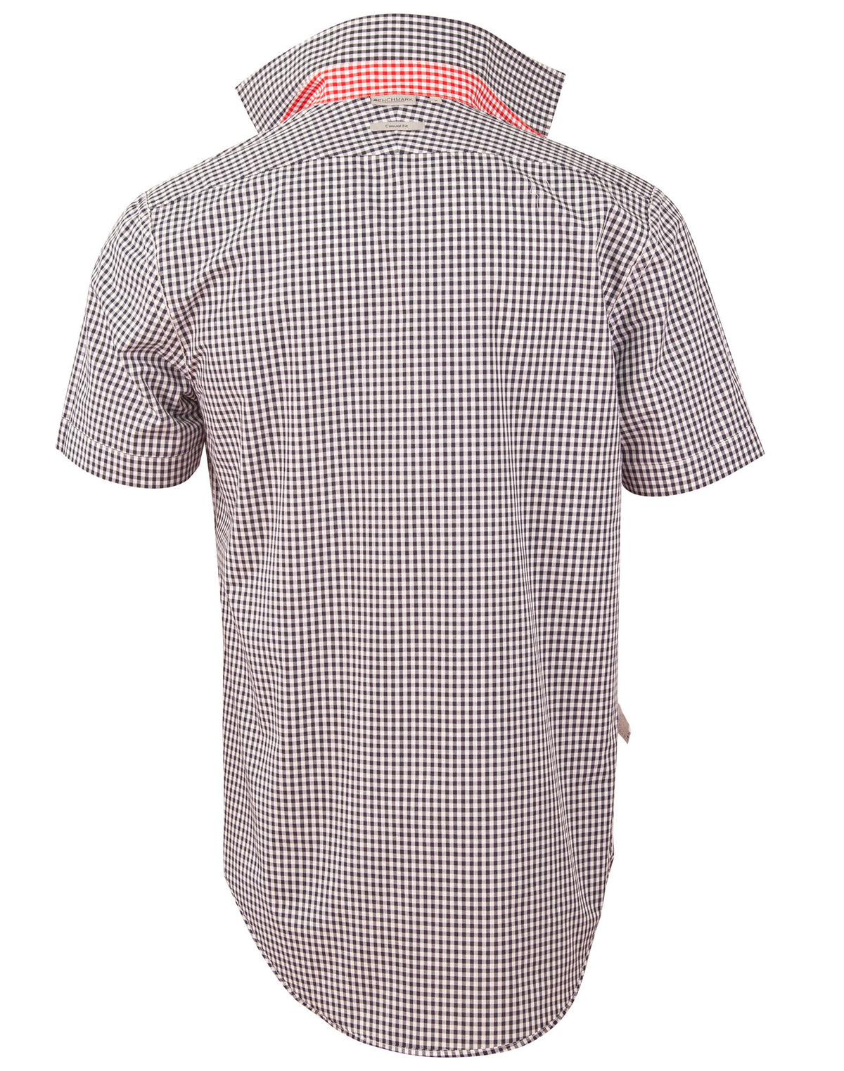 Men’s Gingham Check Short Sleeve Shirt - view