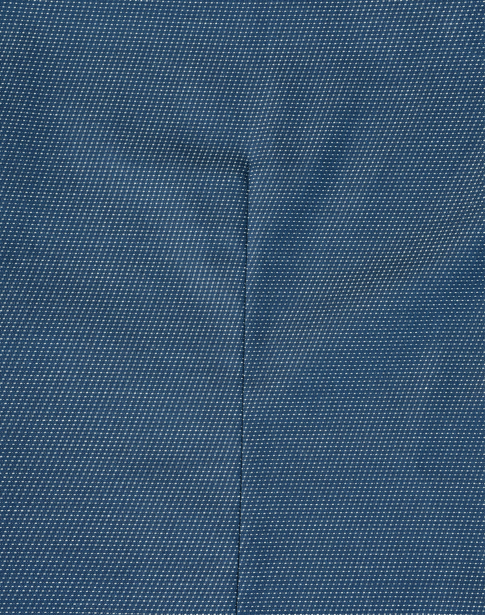 Ascot Mens Long Sleeve Dot Jacquard Stretch Shirt - Ocean Blue - Fabric