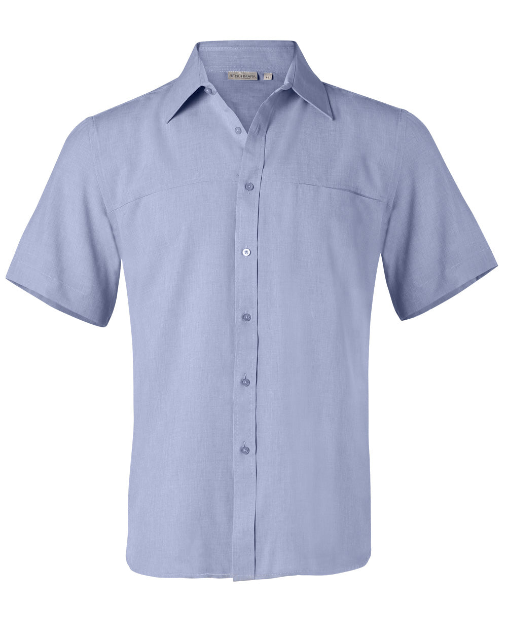 Men's CoolDry Short Sleeve Shirt - Blue - Front