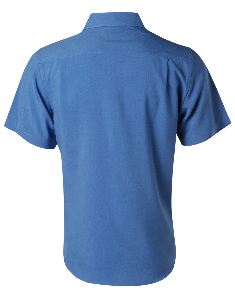 Men's CoolDry Short Sleeve Shirt - Royal - Back