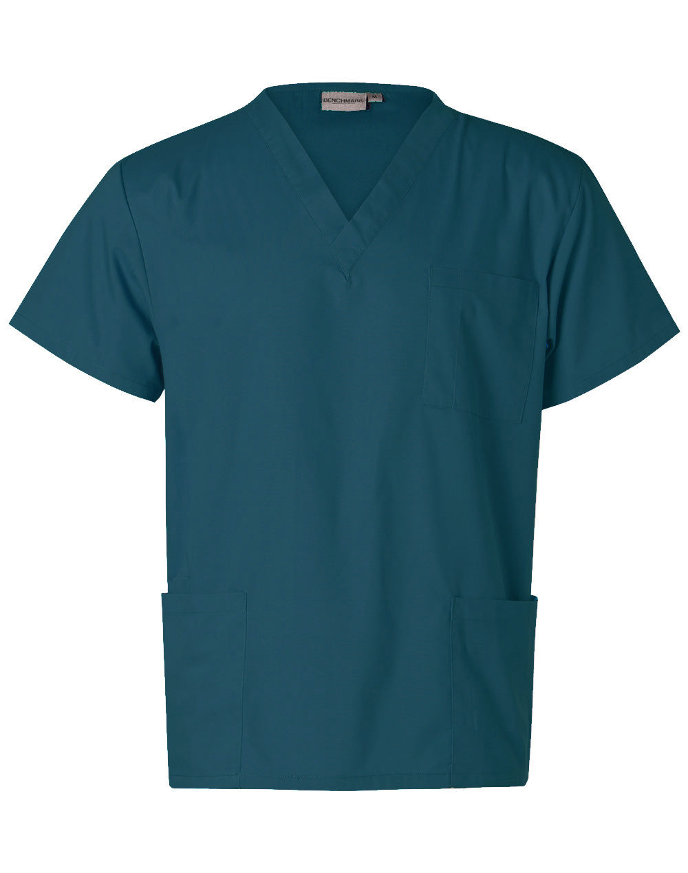 Unisex Scrub Top - Teal - Front