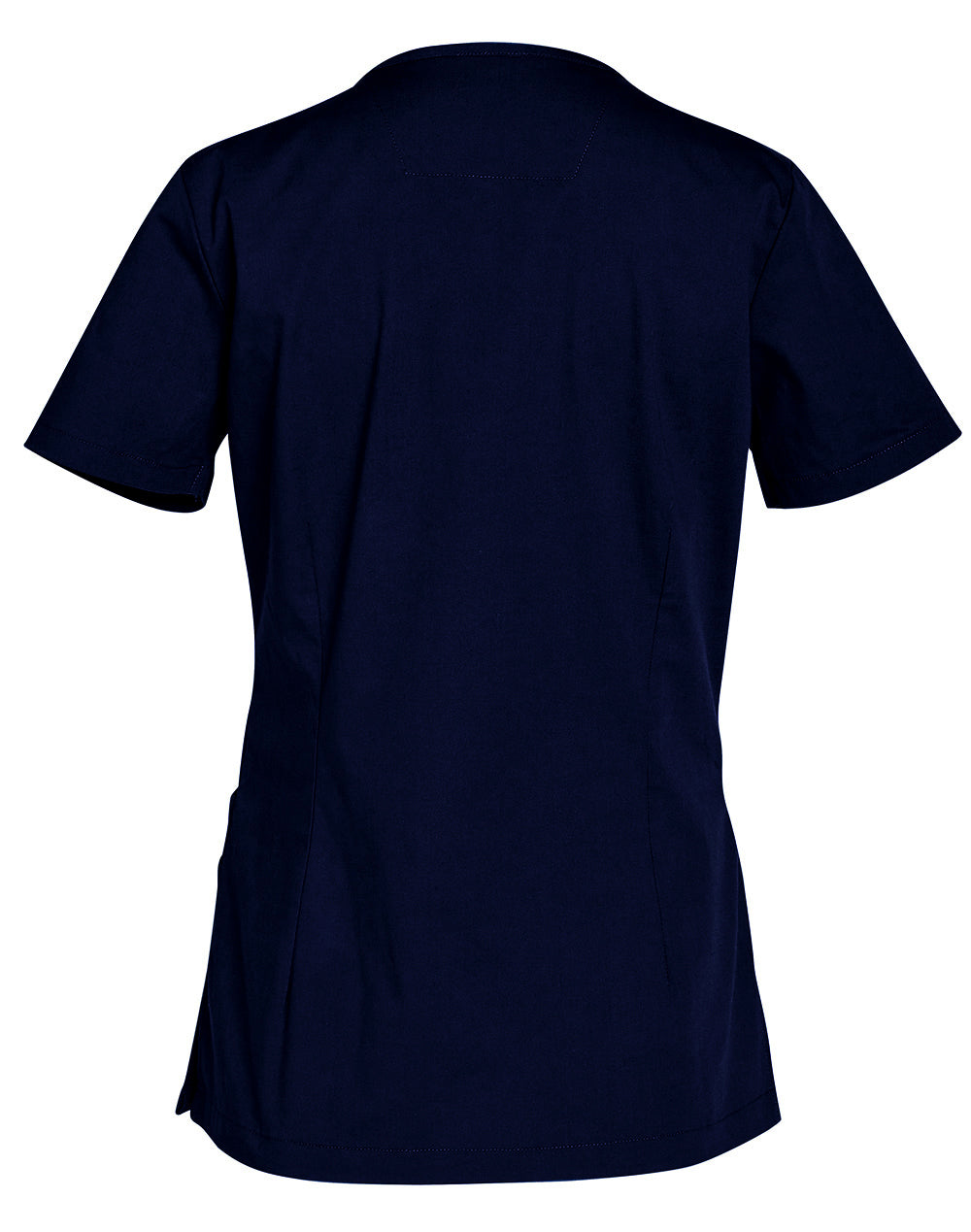 Ladies Scrub Top - Navy - Back