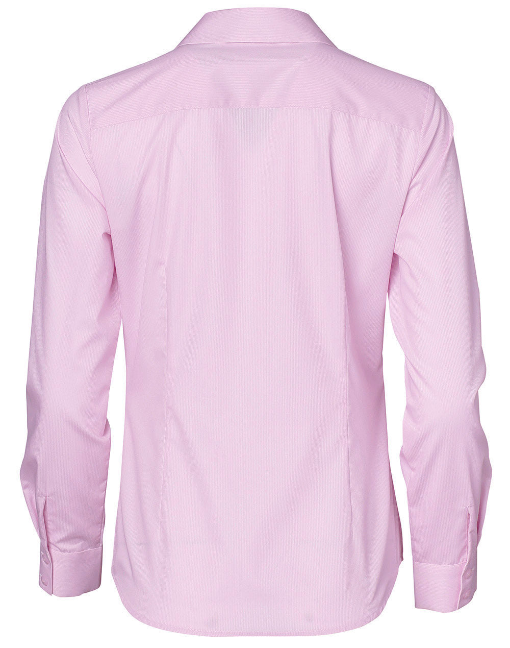 Barkley Ladies Taped Seam Long Sleeve Shirt - Soft Pink - Back