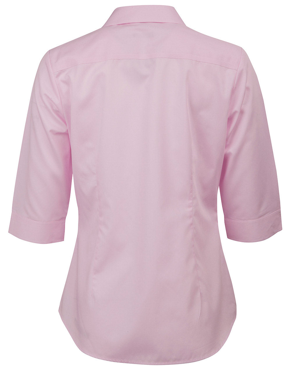 Barkley Ladies Taped Seam 3/4 Sleeve Shirt - Soft Pink - Back