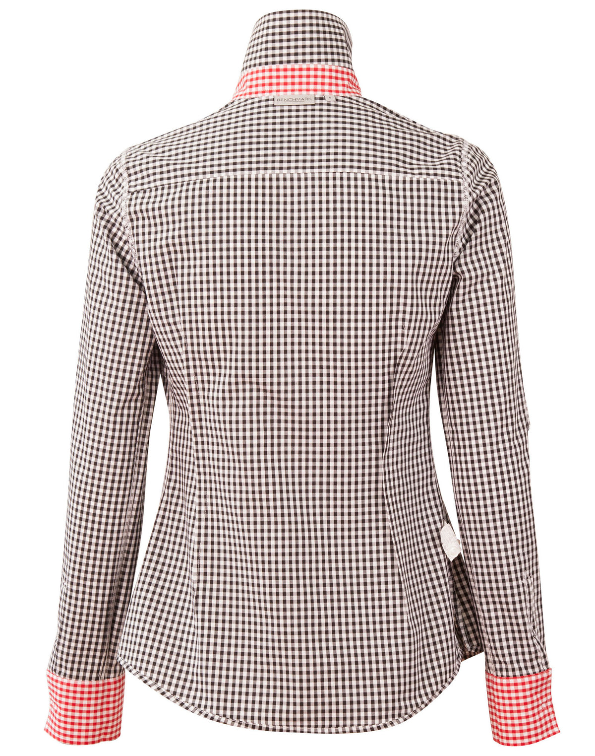 Ladies’ Gingham Check Long Sleeve Shirt - view