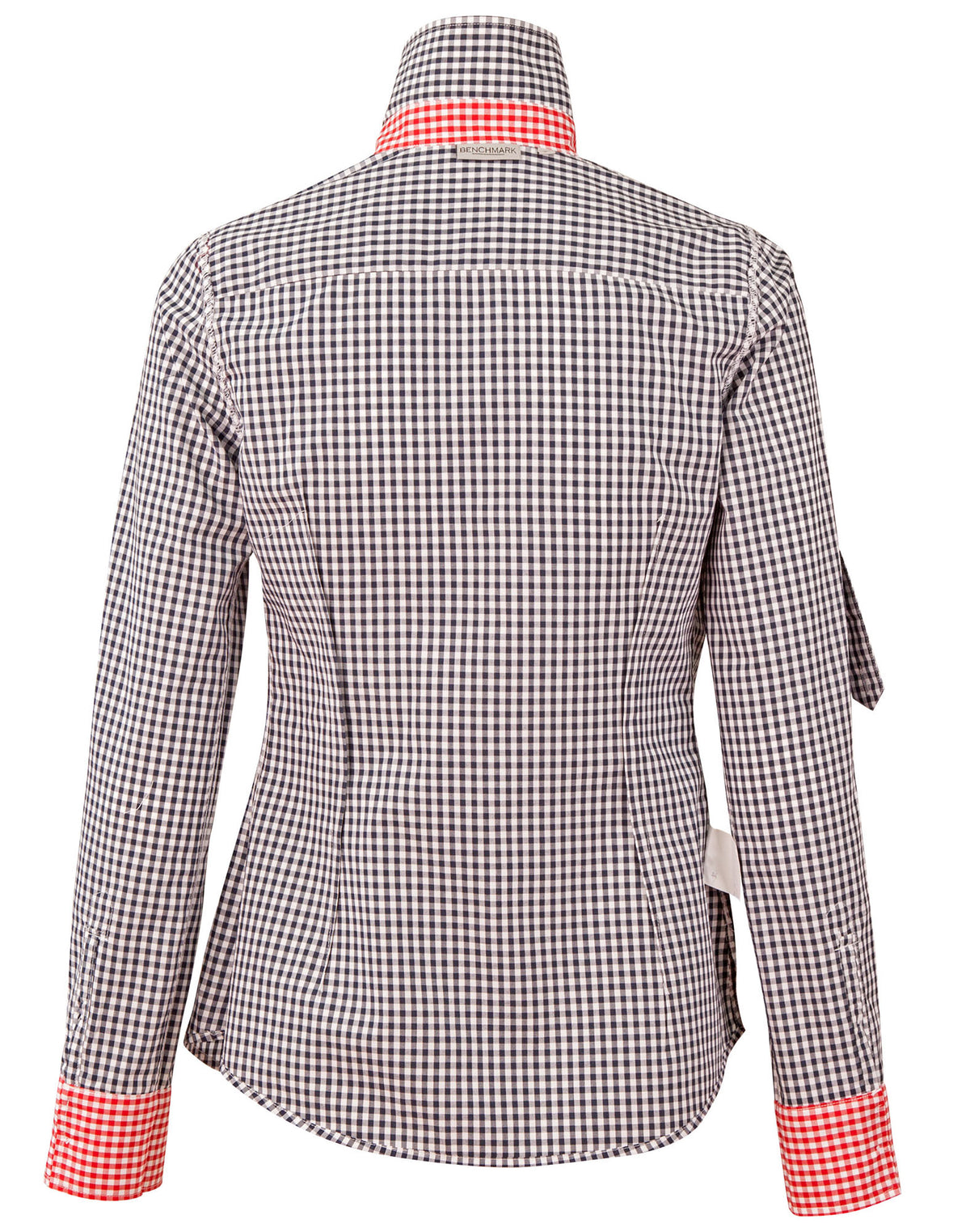 Ladies’ Gingham Check Long Sleeve Shirt - view