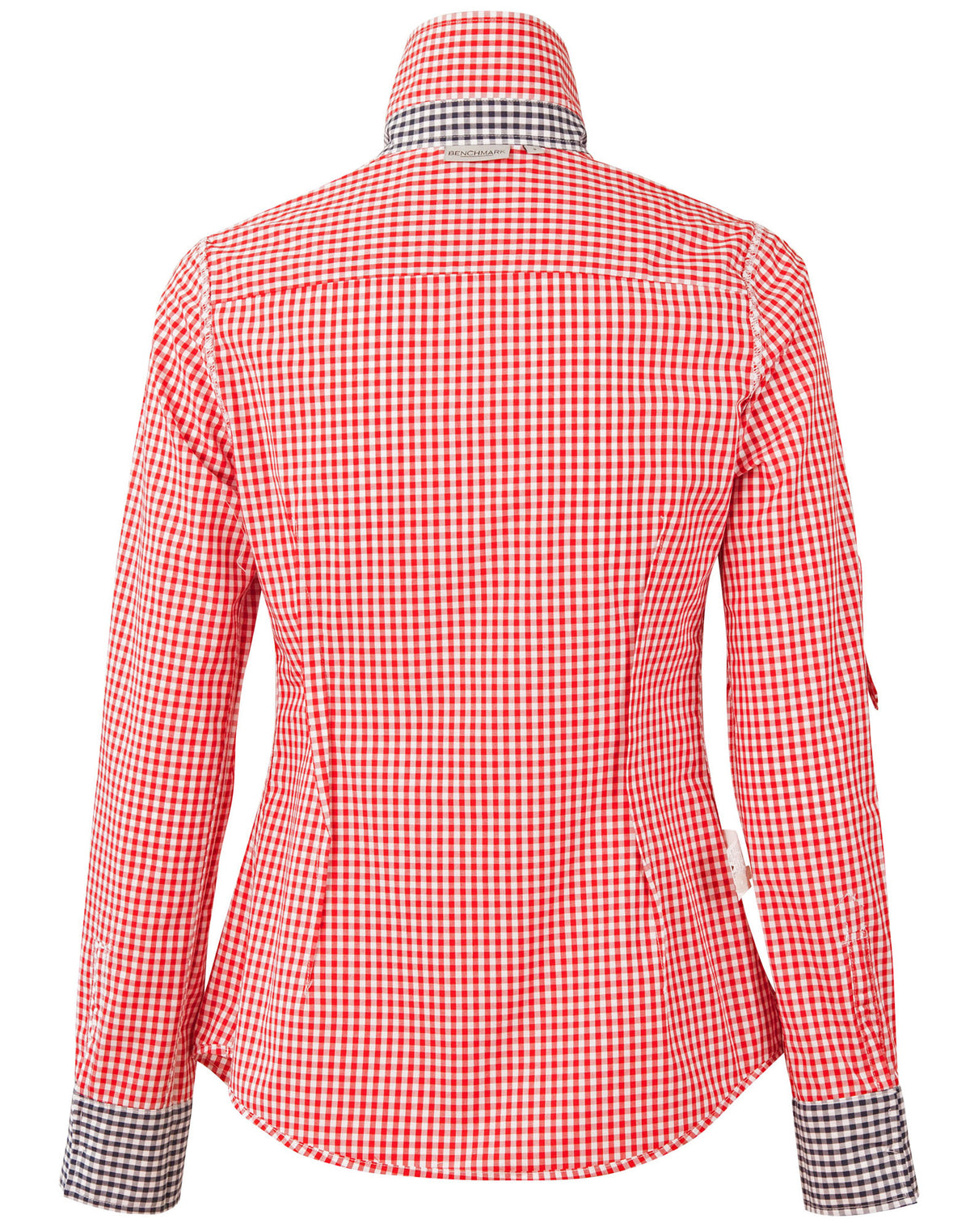 Ladies’ Gingham Check Long Sleeve Shirt - view