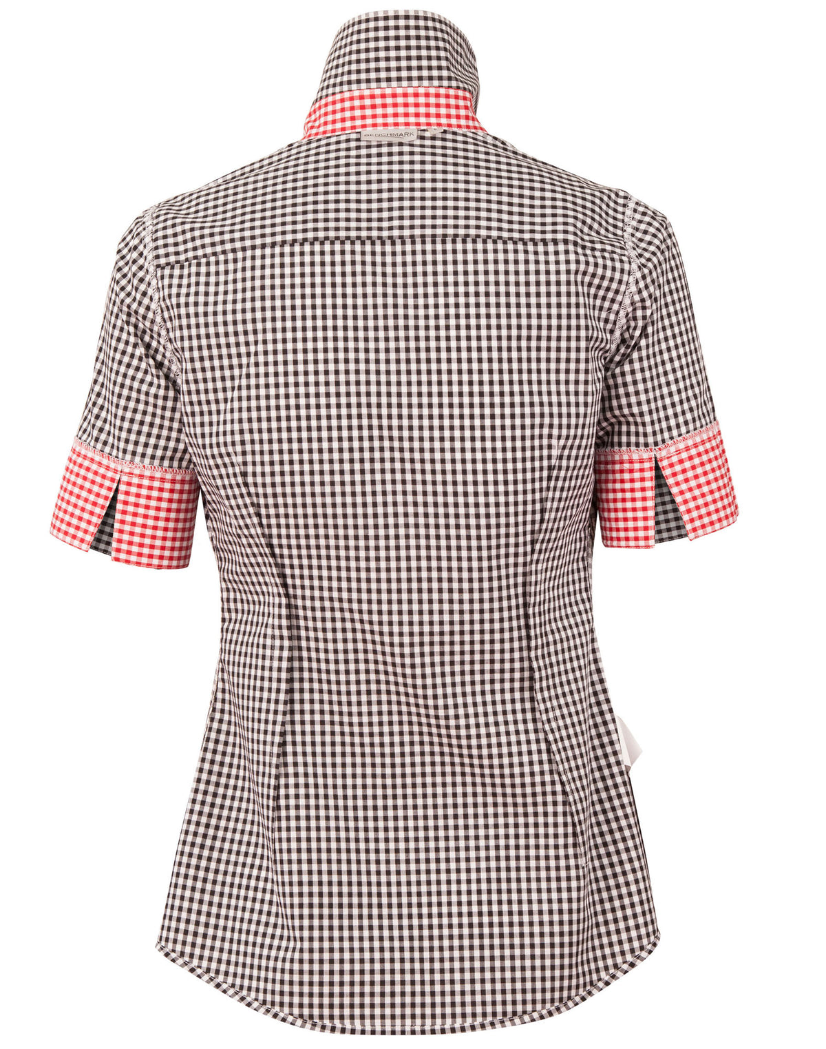 Ladies’ Gingham Check Short Sleeve Shirt - view