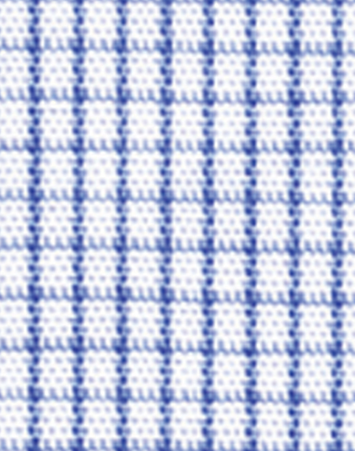 Women's Mini Check Short Sleeve Shirt - Pale Blue - Fabric