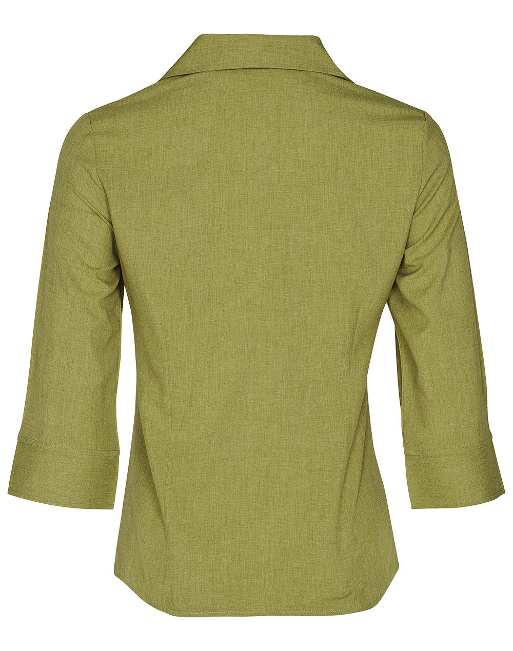 Women's CoolDry 3/4 Sleeve Shirt - Avocado - Back