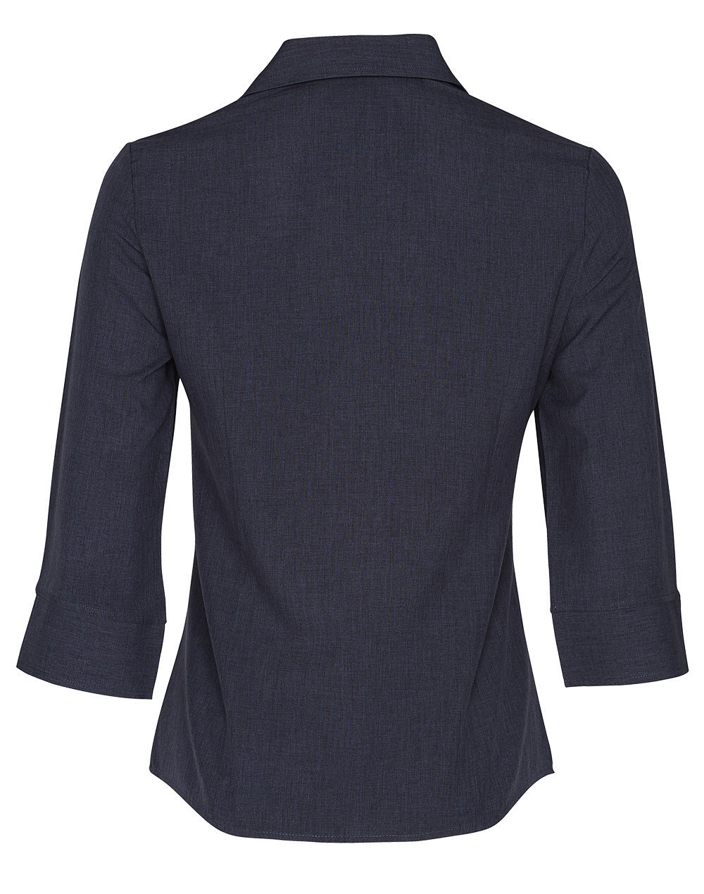 Women's CoolDry 3/4 Sleeve Shirt - Denim - Back