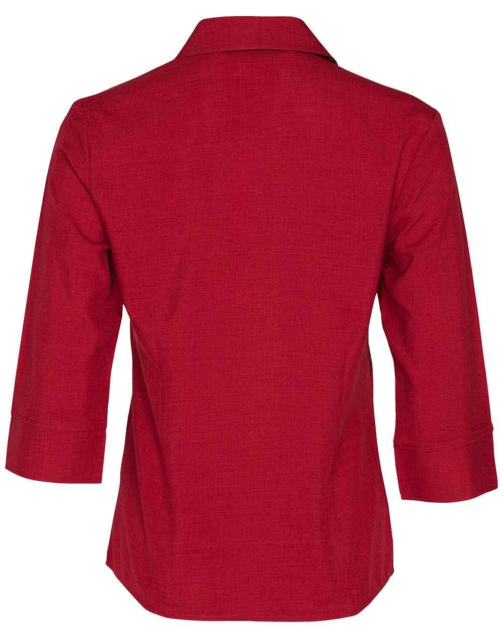 Women's CoolDry 3/4 Sleeve Shirt - Red - Back