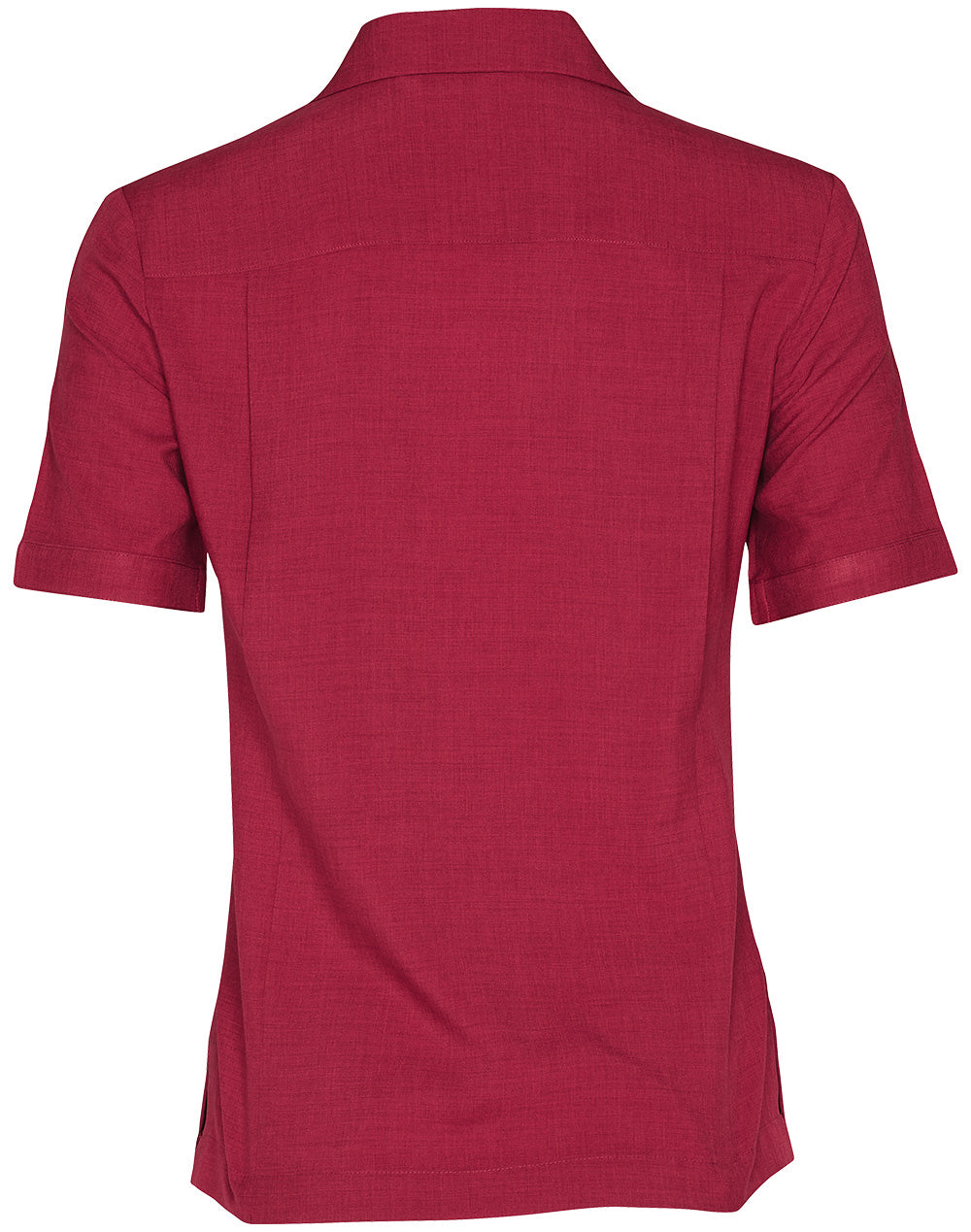 Women's CoolDry Short Sleeve Overblouse - Red - Back
