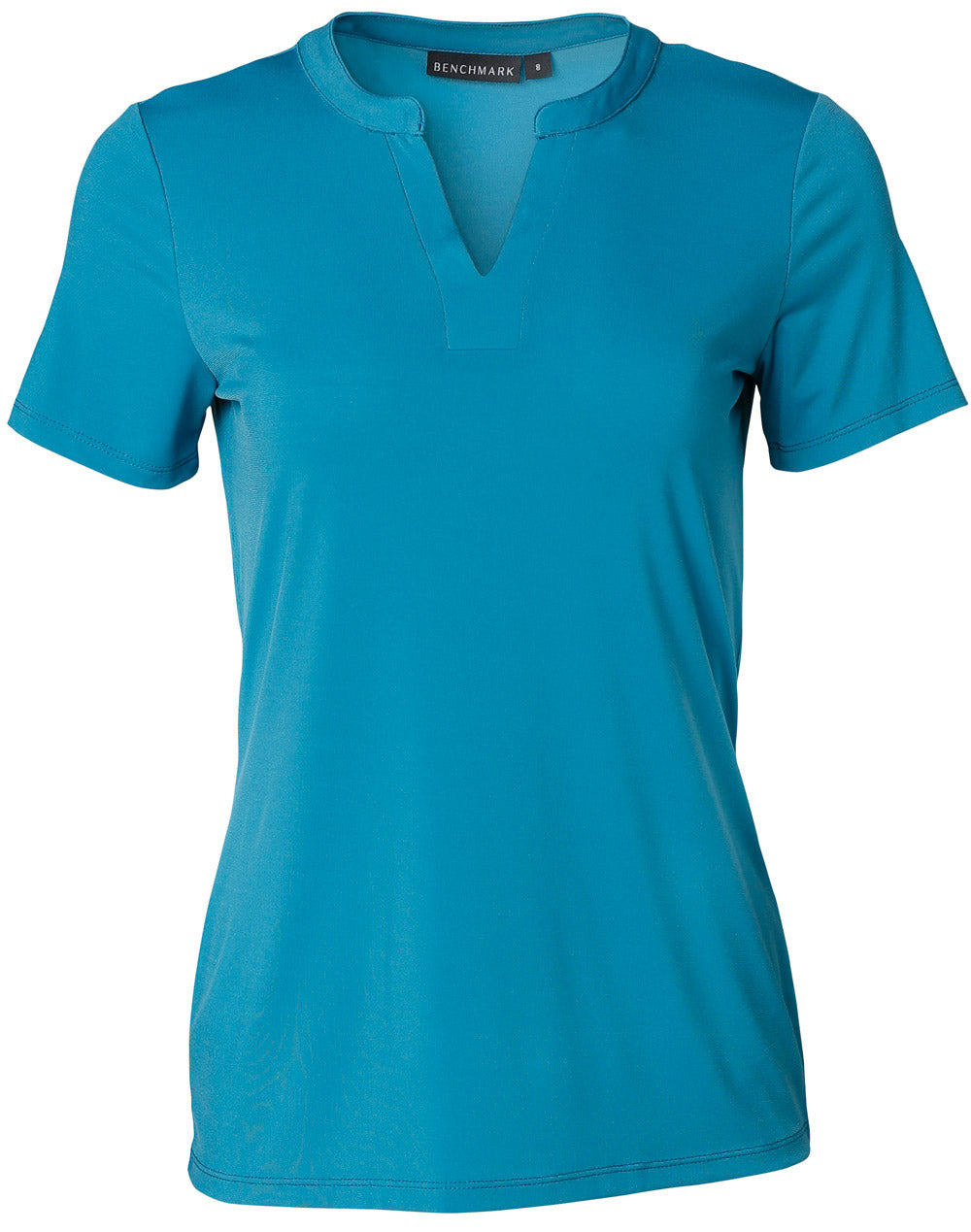 Ladies Short Sleeve Knit Top Sofia - Pagoda - Front