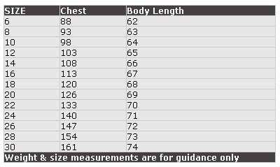 Women's Washed Oxford Long Sleeve Shirt - Size guide