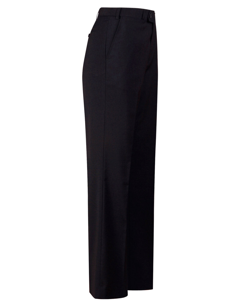 Men’s Wool Blend Stretch Flexi Waist Pants - Navy - View