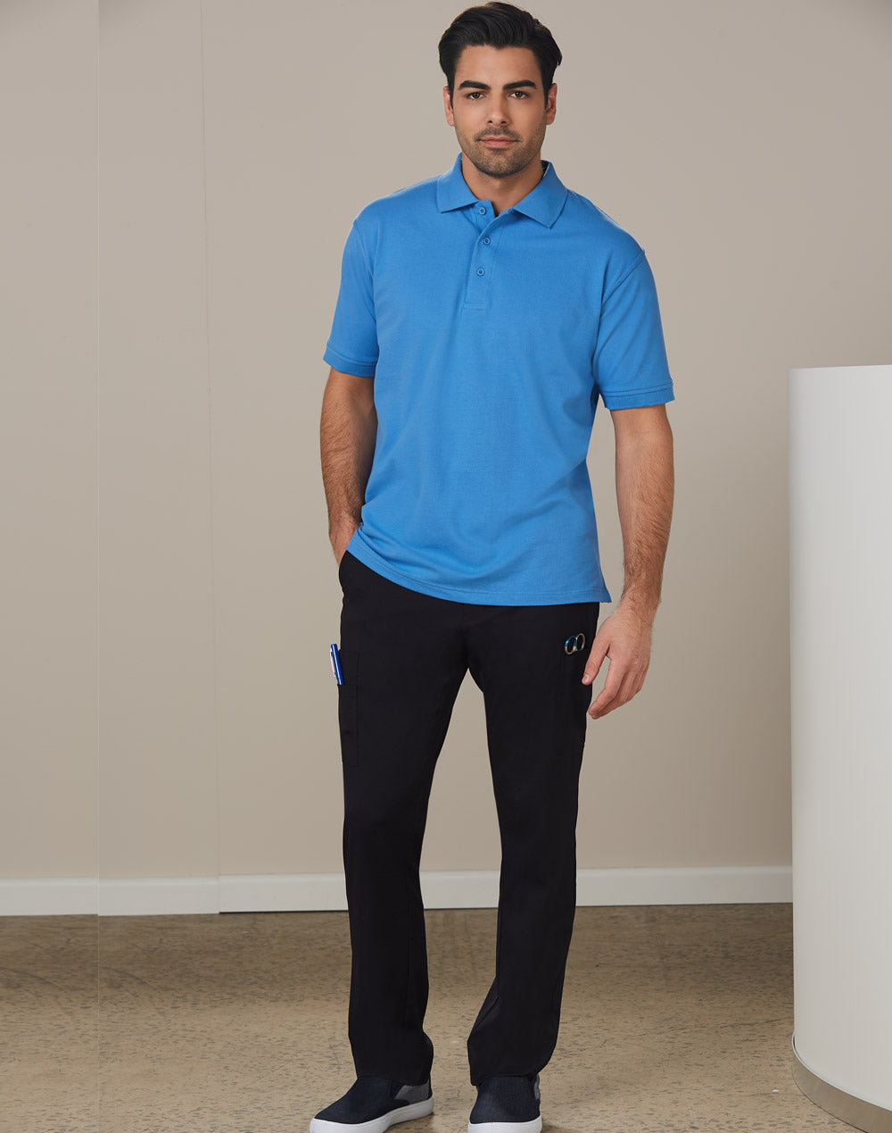 Utility Cargo Pants - Navy - Model