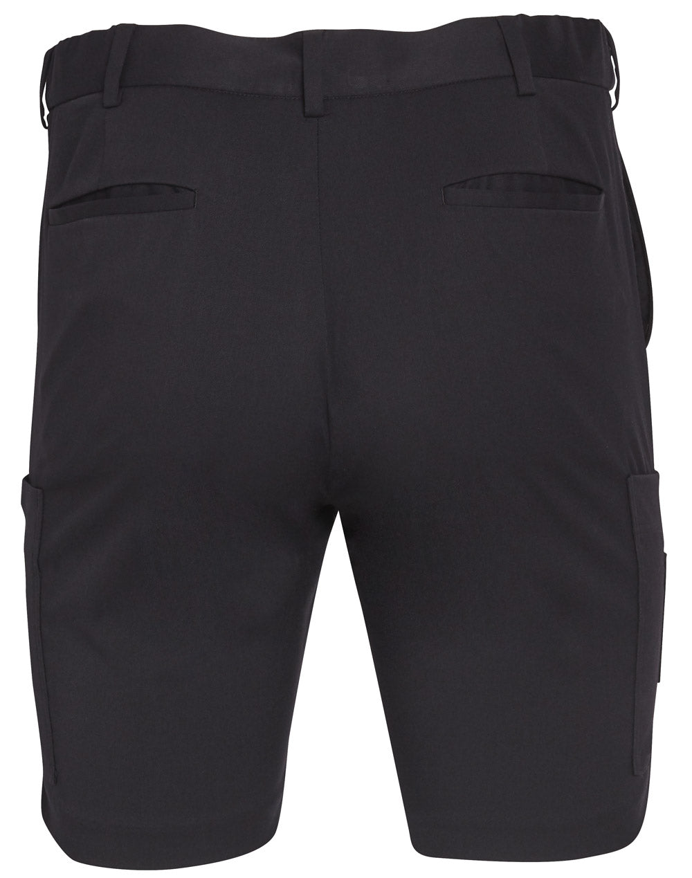 Mens Utility Cargo Shorts - Navy - Back