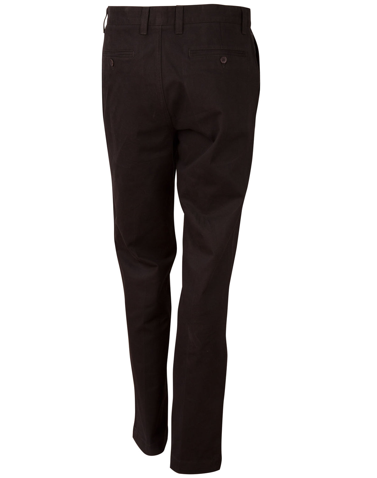 Men's Chino Pants - Black - Back