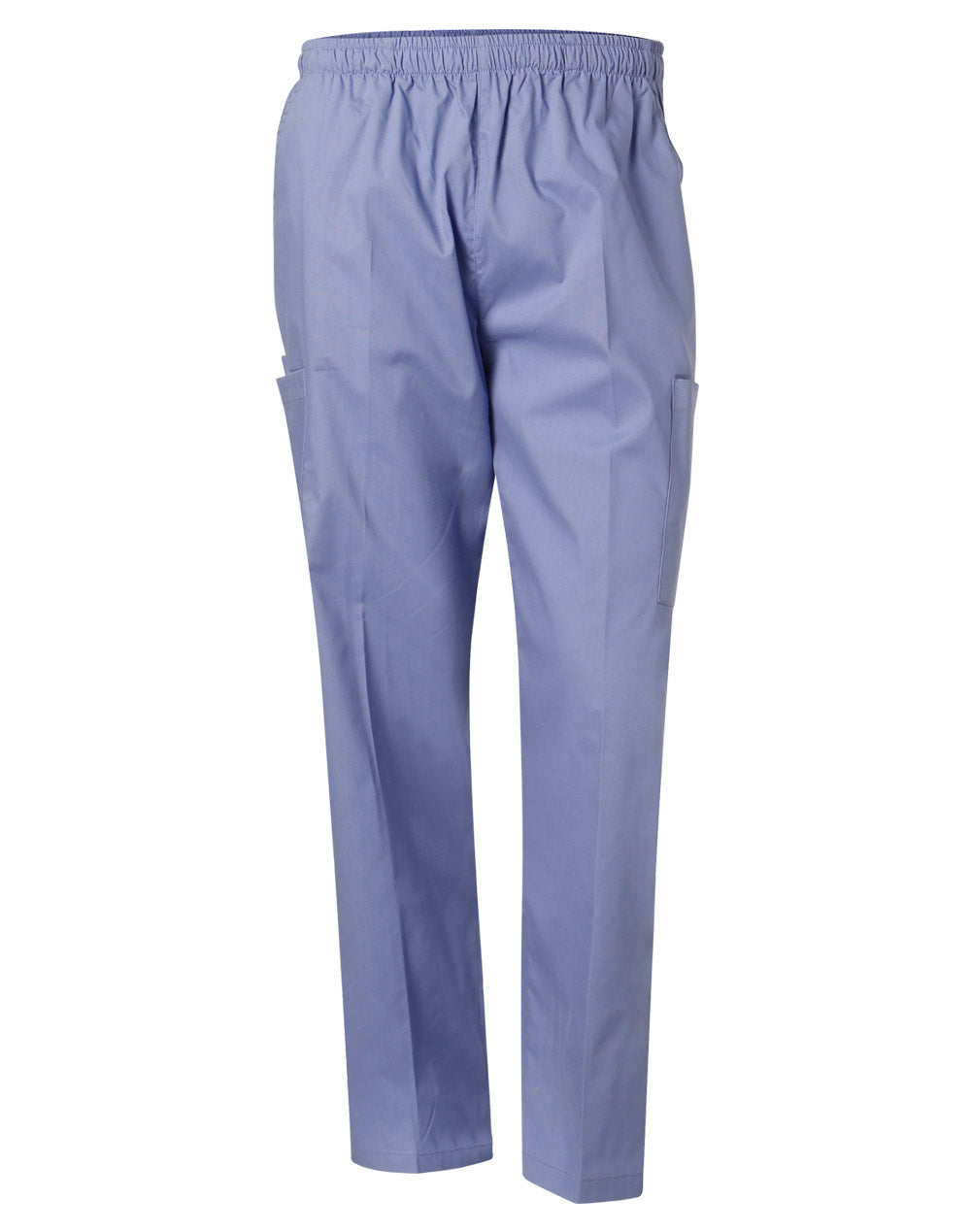 Unisex Scrub Pants - Mid Blue - Front