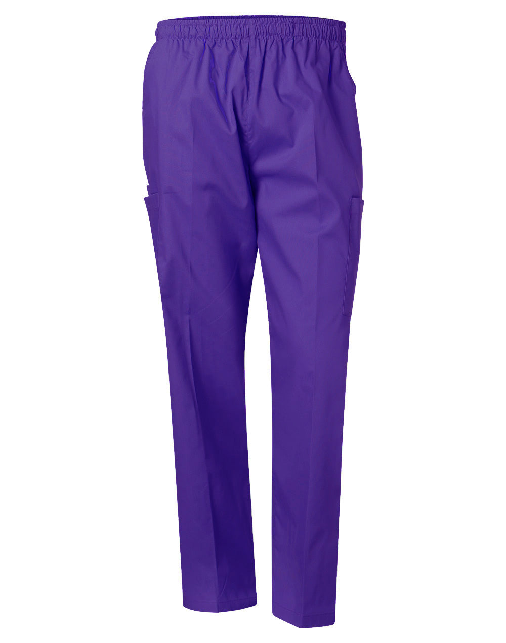 Unisex Scrub Pants - Purple - Front