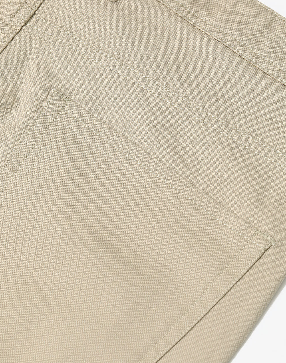 Jean Style Flexi Chino Pants Men's - Sandstone - Back