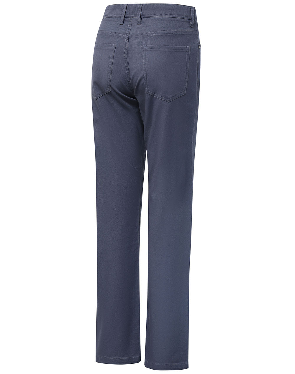 Jean Style Flexi Chino Pants Men's - Slate Blue - Back