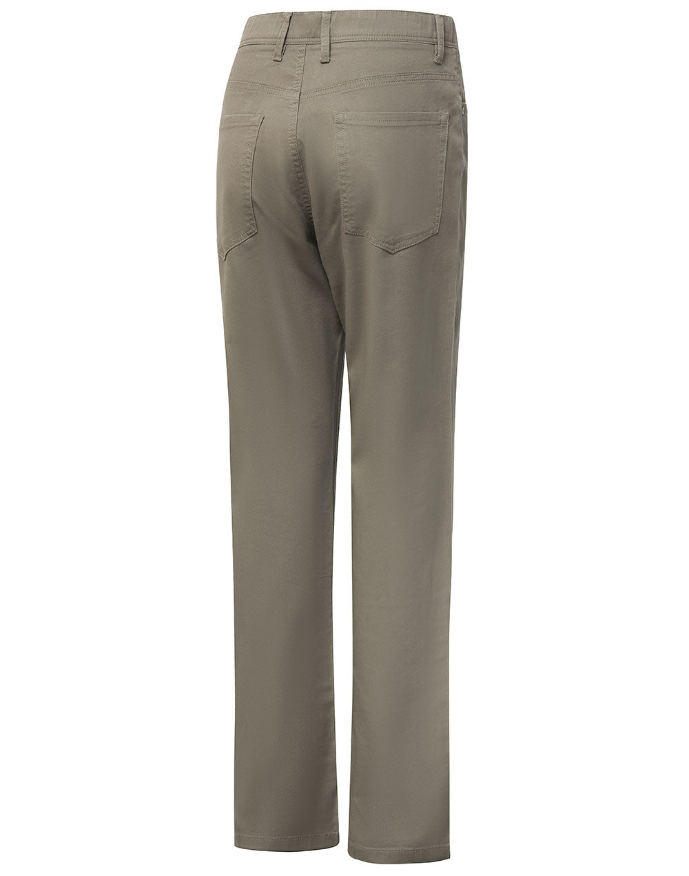 Jean Style Flexi Chino Pants Men's - Vintage Grey - Back