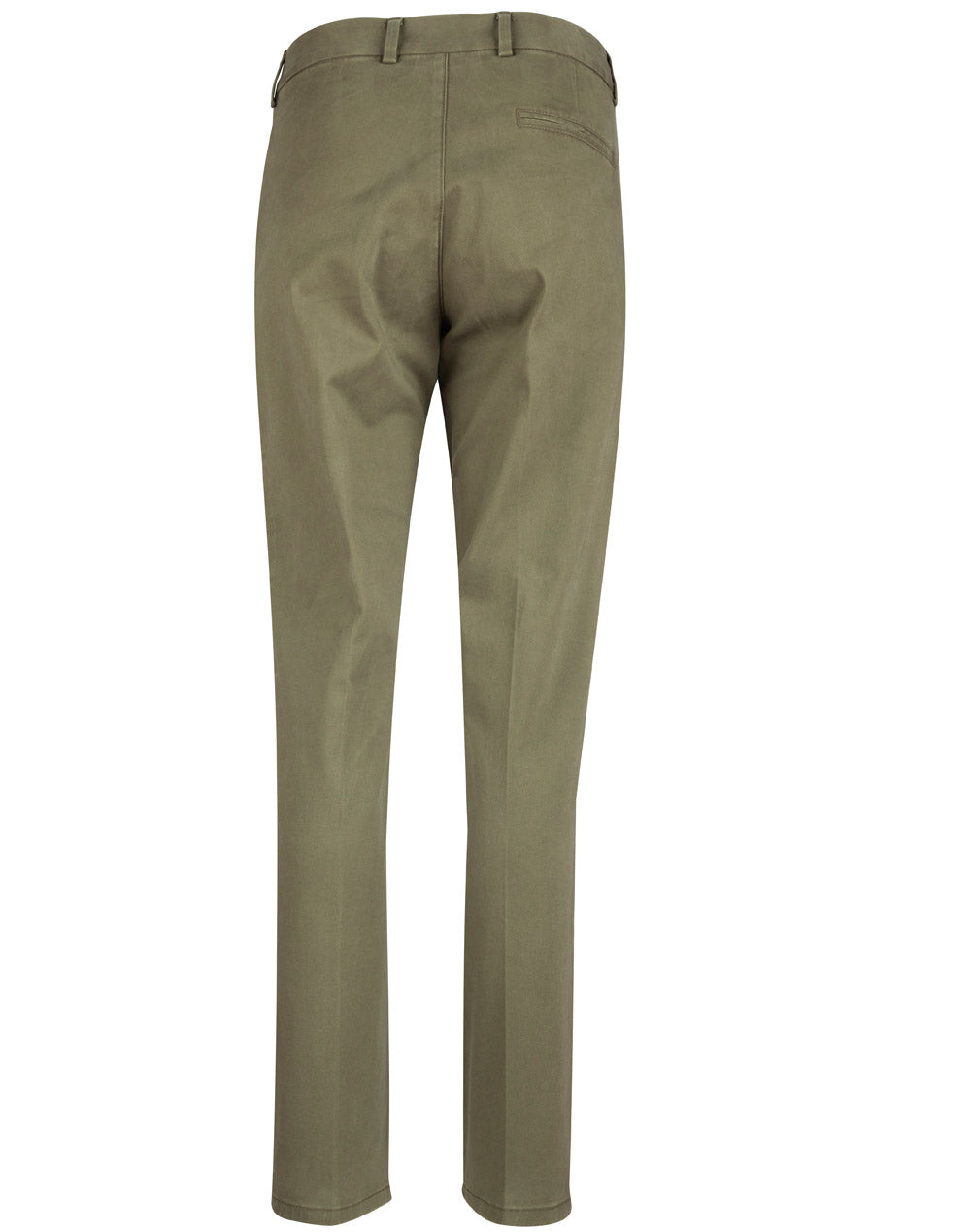 Ladies Boston Chino - Olive - Back