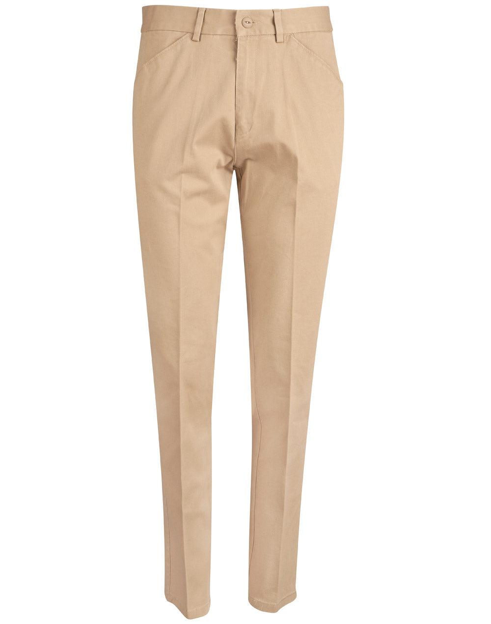 Ladies Boston Chino - Stone - Front