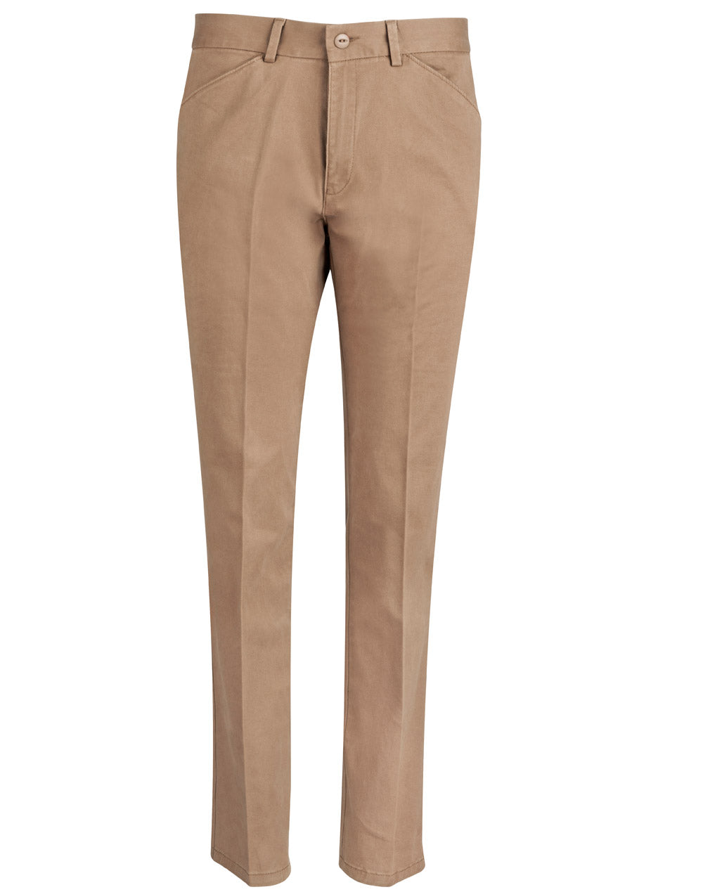 Ladies Boston Chino - Toffee - Front
