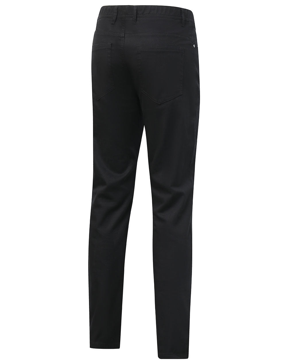 Jean Style Flexi Chino Pants Ladie's - Black - Back