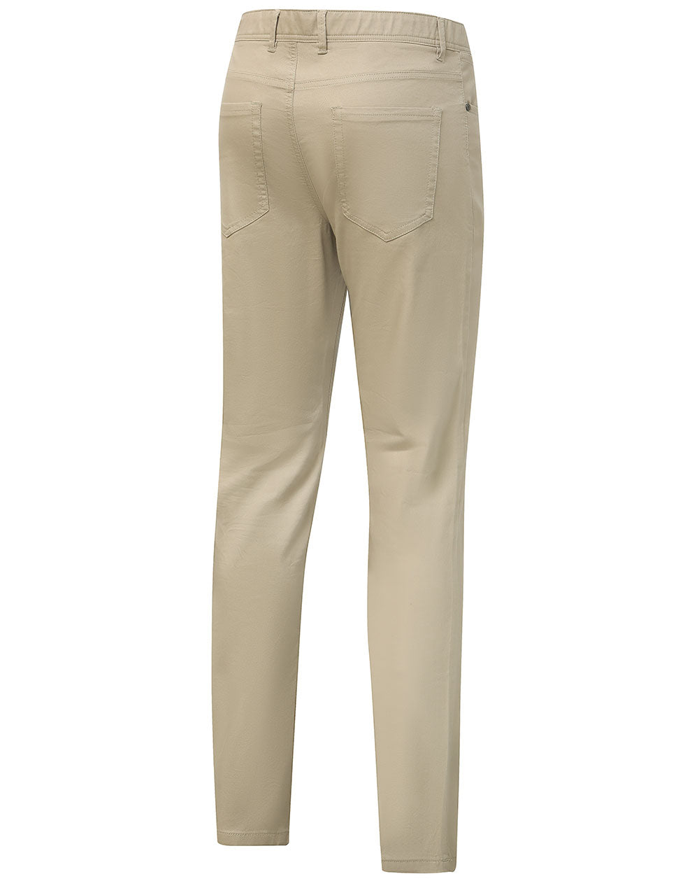 Jean Style Flexi Chino Pants Ladie's - Sandstone - Back