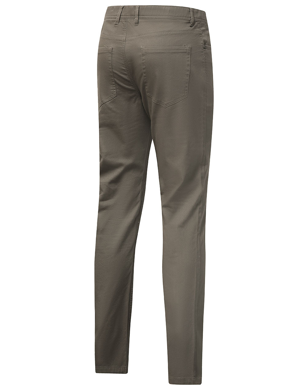 Jean Style Flexi Chino Pants Ladie's - Vintage Grey - Back