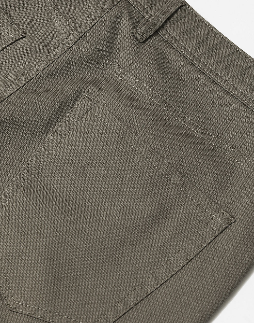 Jean Style Flexi Chino Pants Ladie's - Vintage Grey - Back
