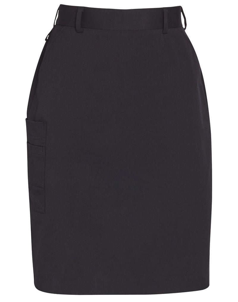 Utility Cargo Skirt - Navy - Front