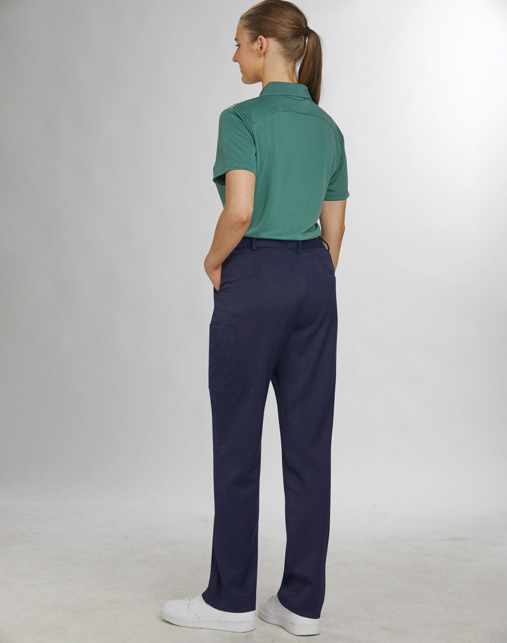 Ladies Utility Cargo Pants - Back