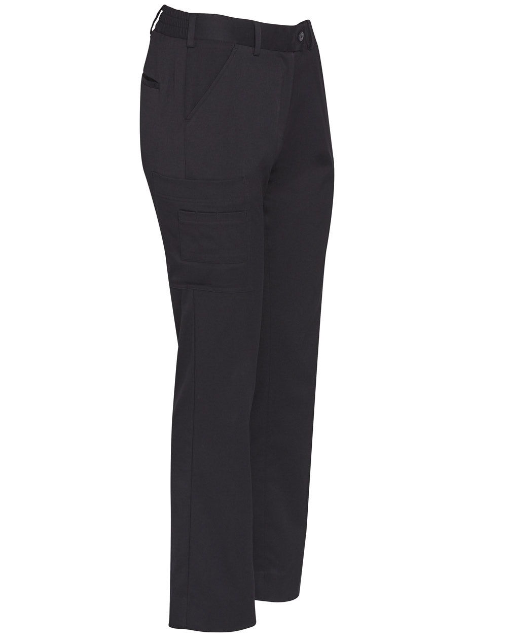 Ladies Utility Cargo Pants - Navy - View