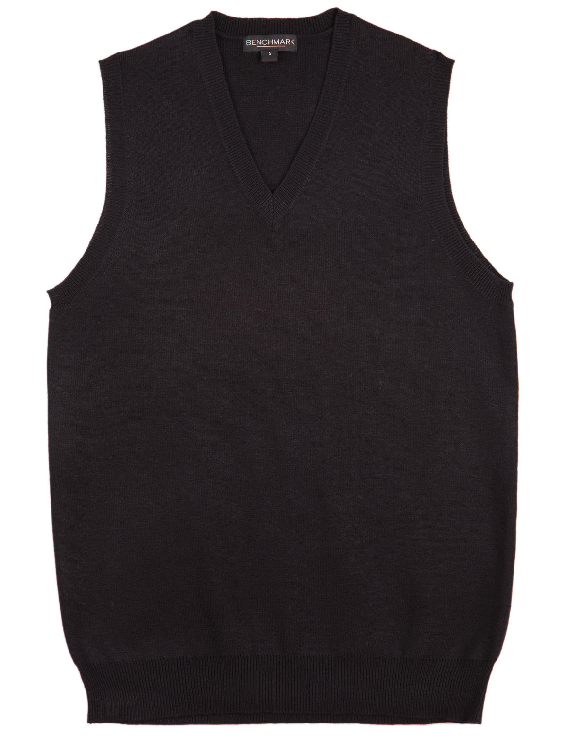 Women’s V-Neck Vest - Black - Front