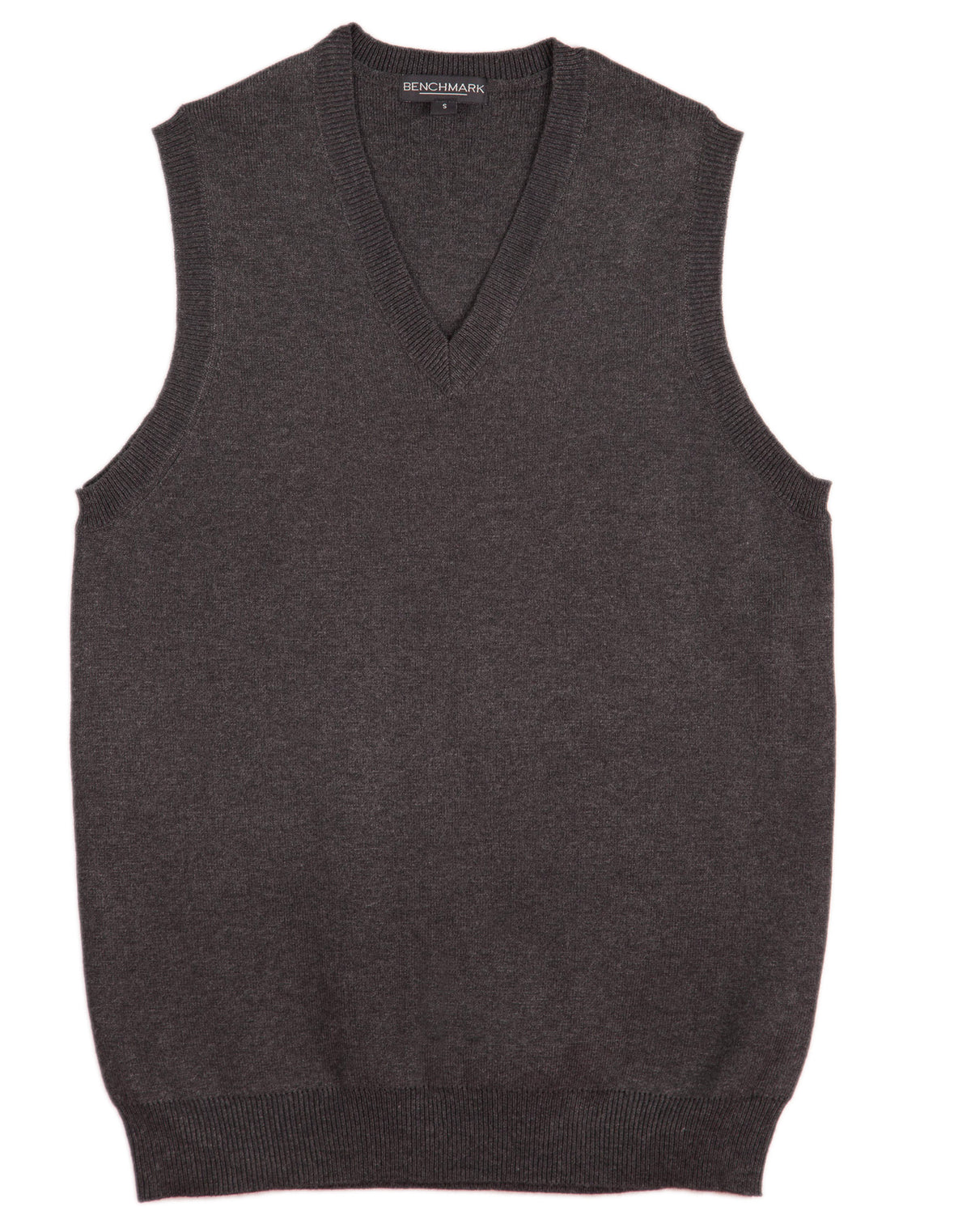 Women’s V-Neck Vest - Charcoal - Front
