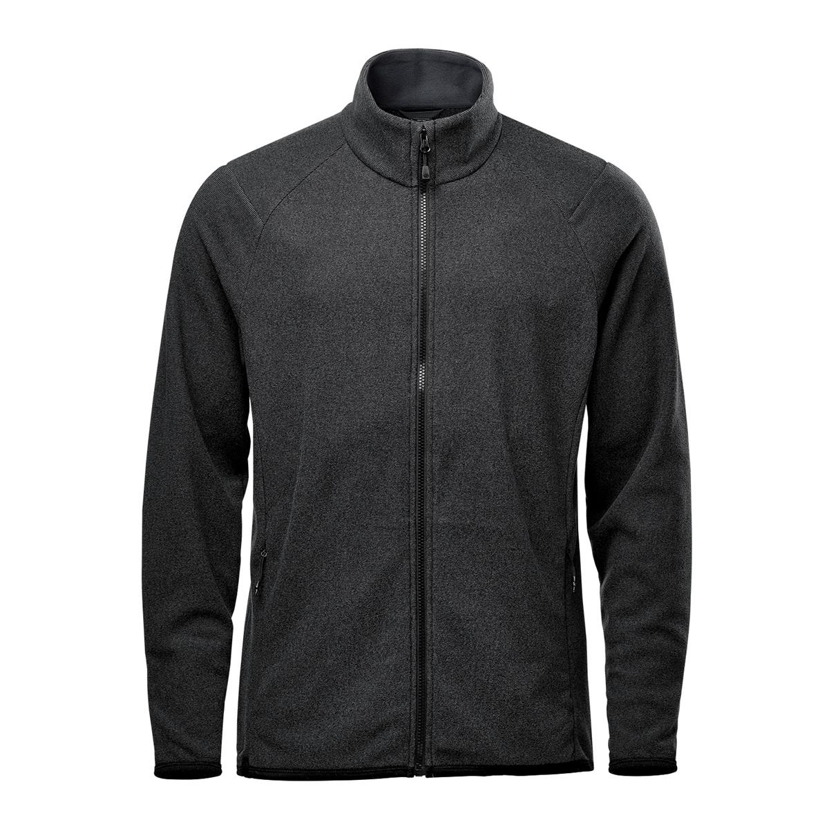 Men's Novarra Full Zip Jacket - Carbon Stripe - Front