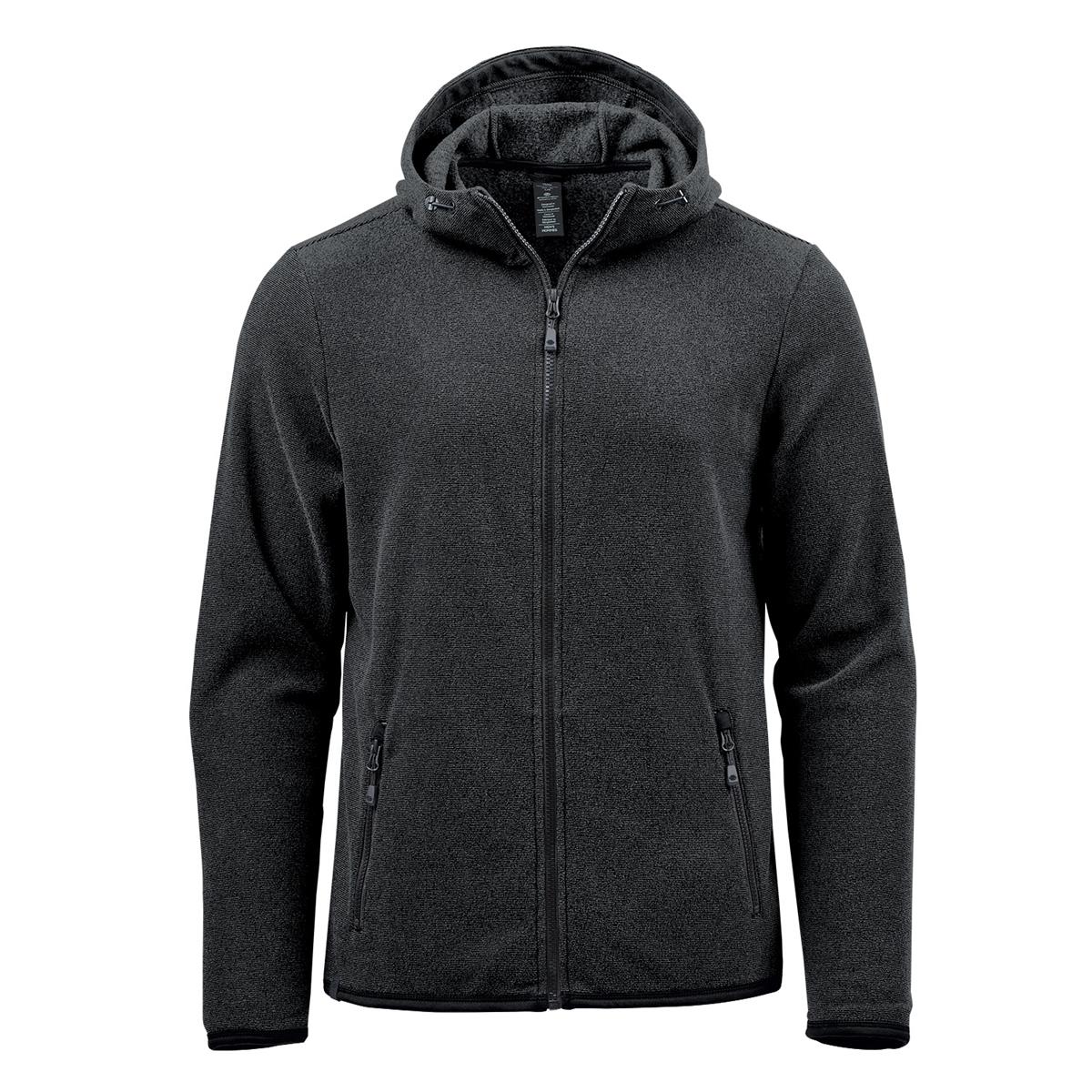 Men's Novarra Full Zip Hoody - Carbon Stripe - Front