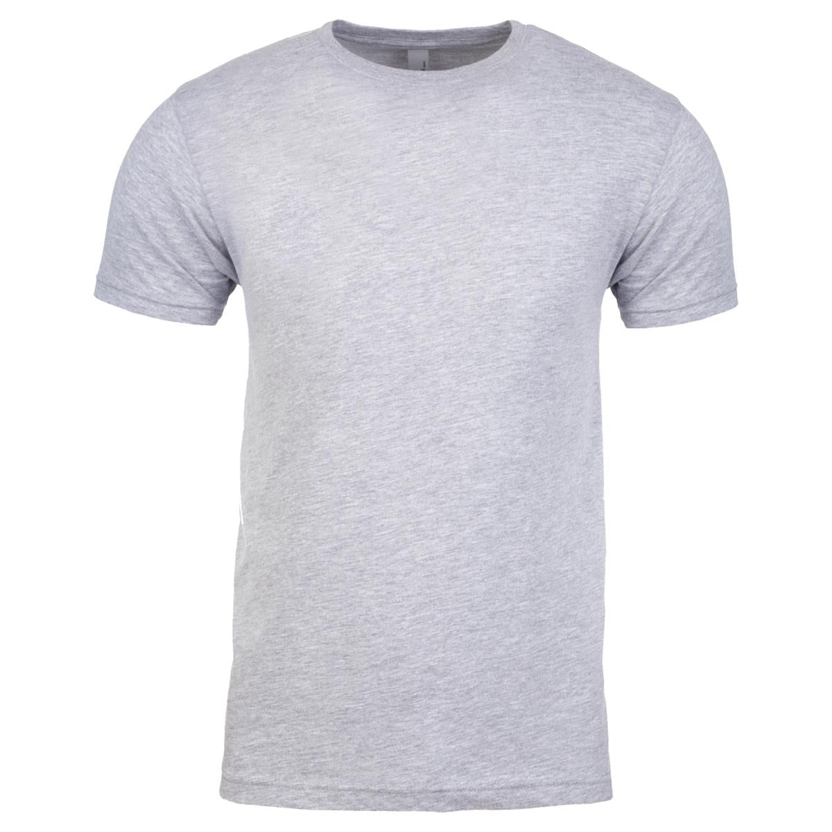 Men's Cotton Crew - Heather Grey - Front