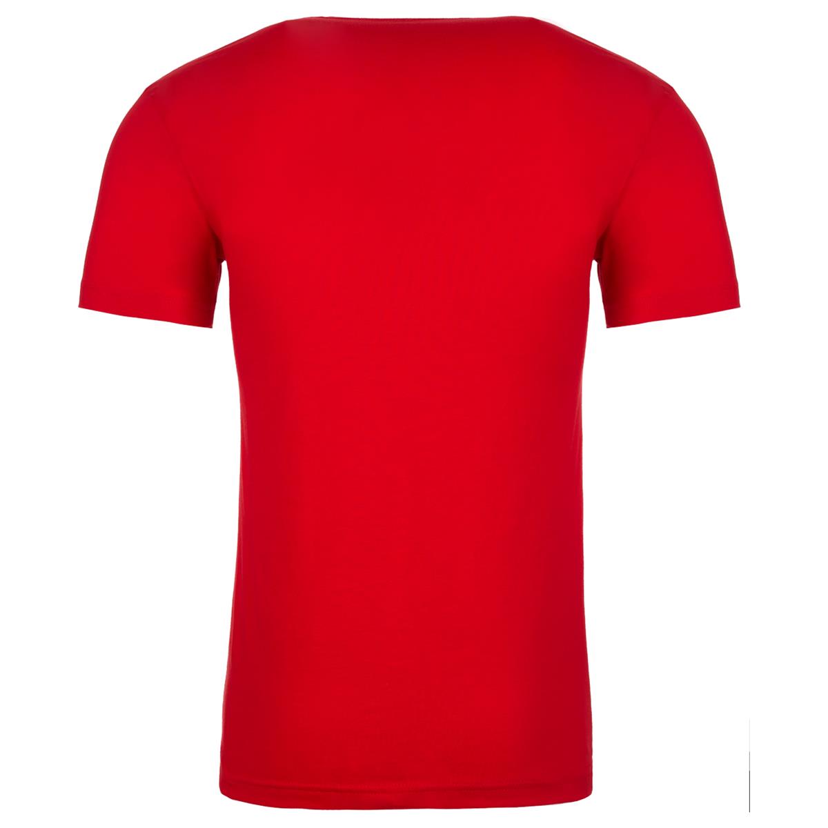 Men's Cotton Crew - Red - Back