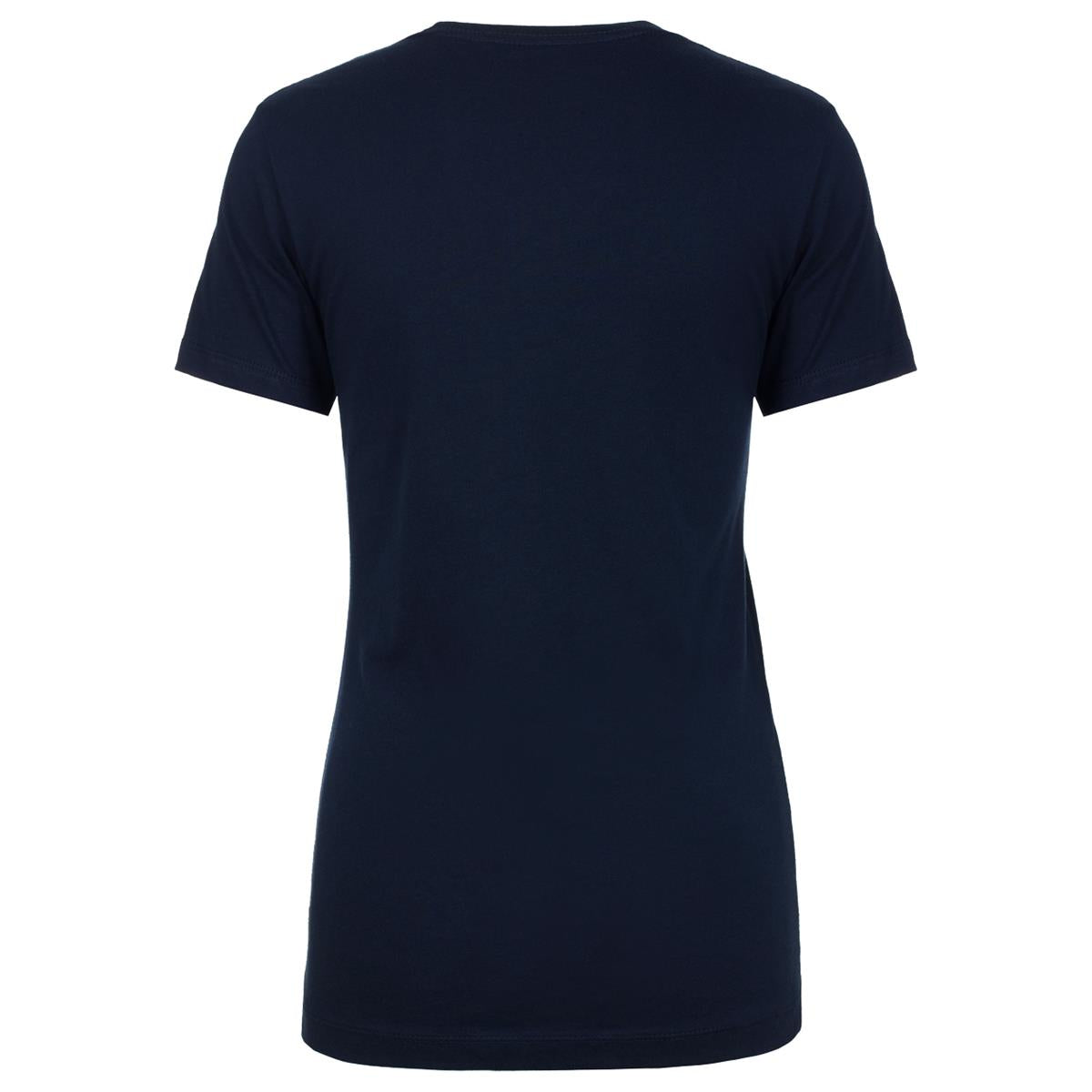Women's Boyfriend Tee - Mid Navy - Back