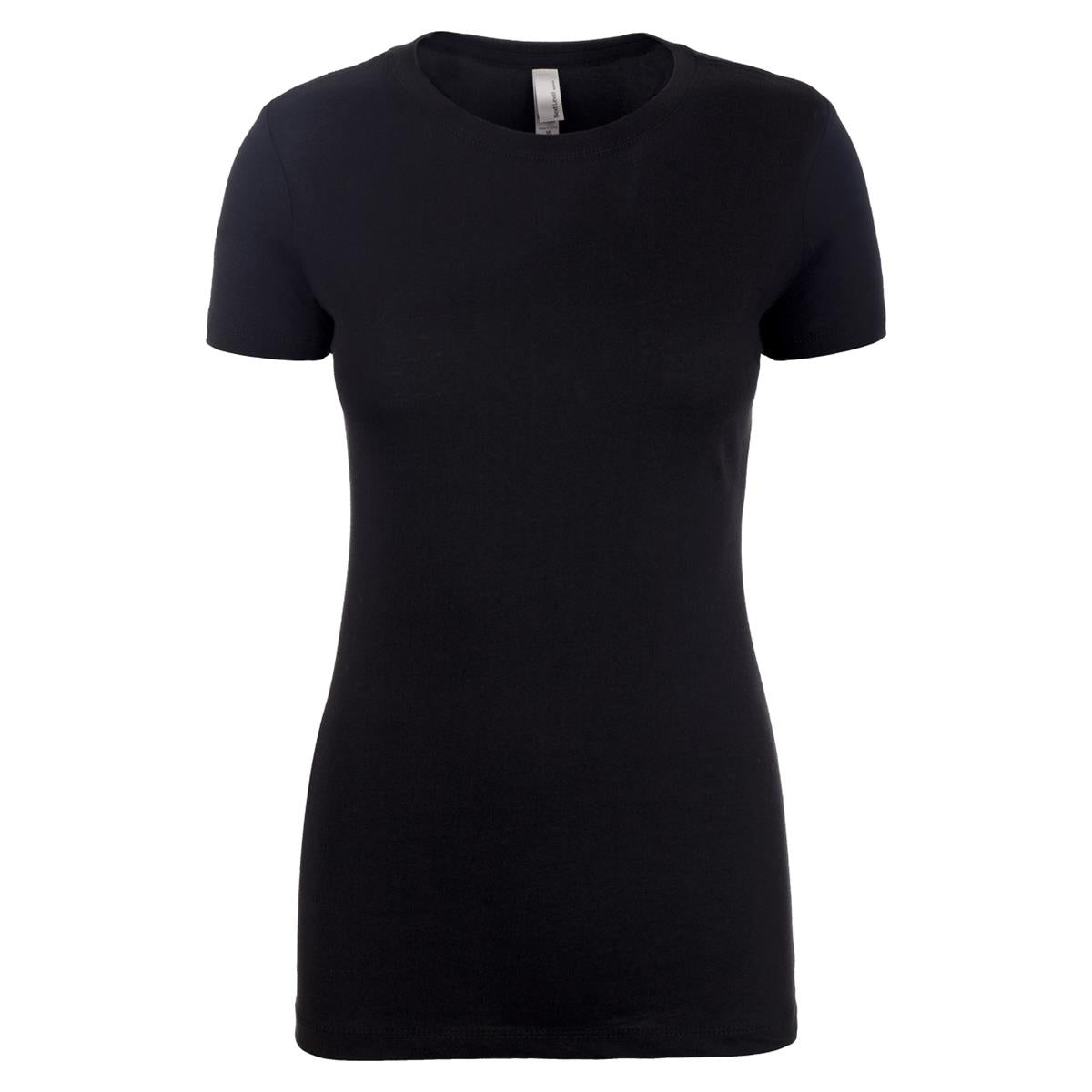 Women's CVC Crew - Black - Front